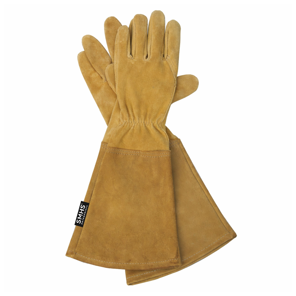 SMHS ENTERPRISES® GardenElite™ Women’s Pigskin Leather Gauntlet Gloves