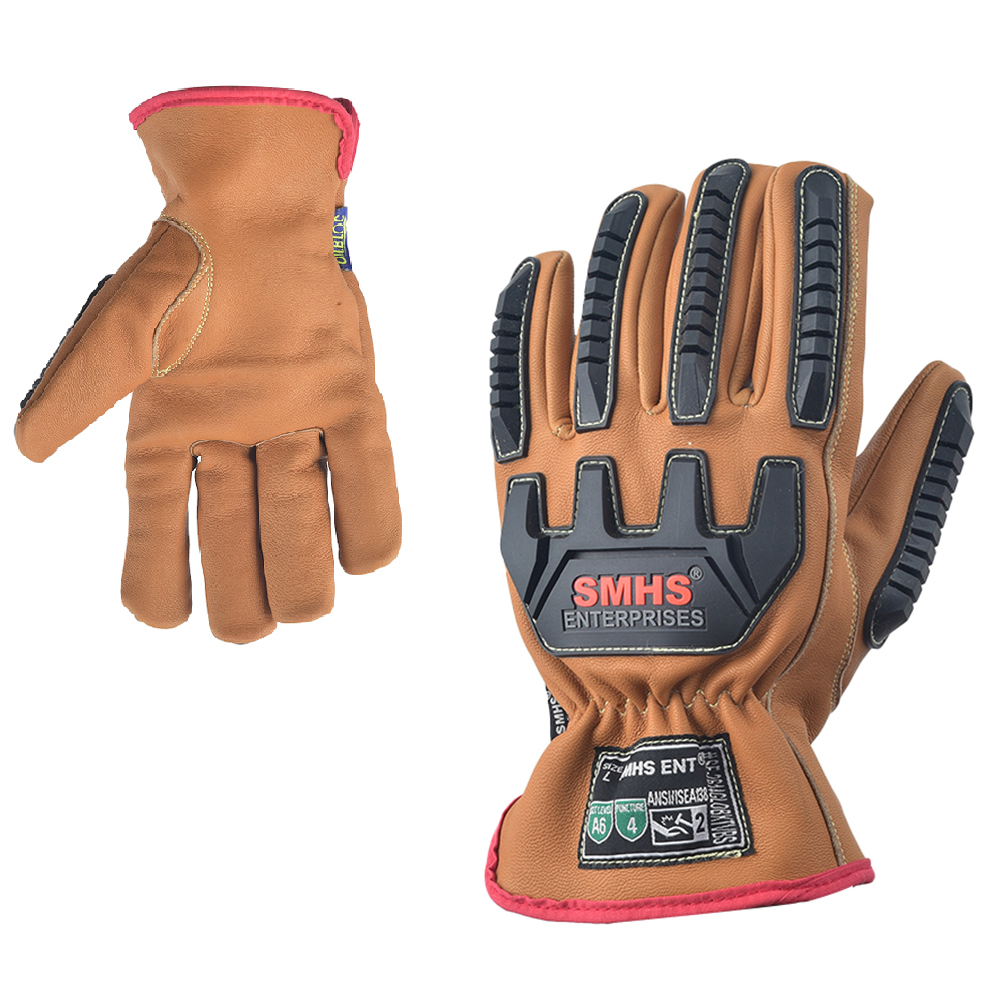 Premium water liquid-resistant goat leather driver gloves