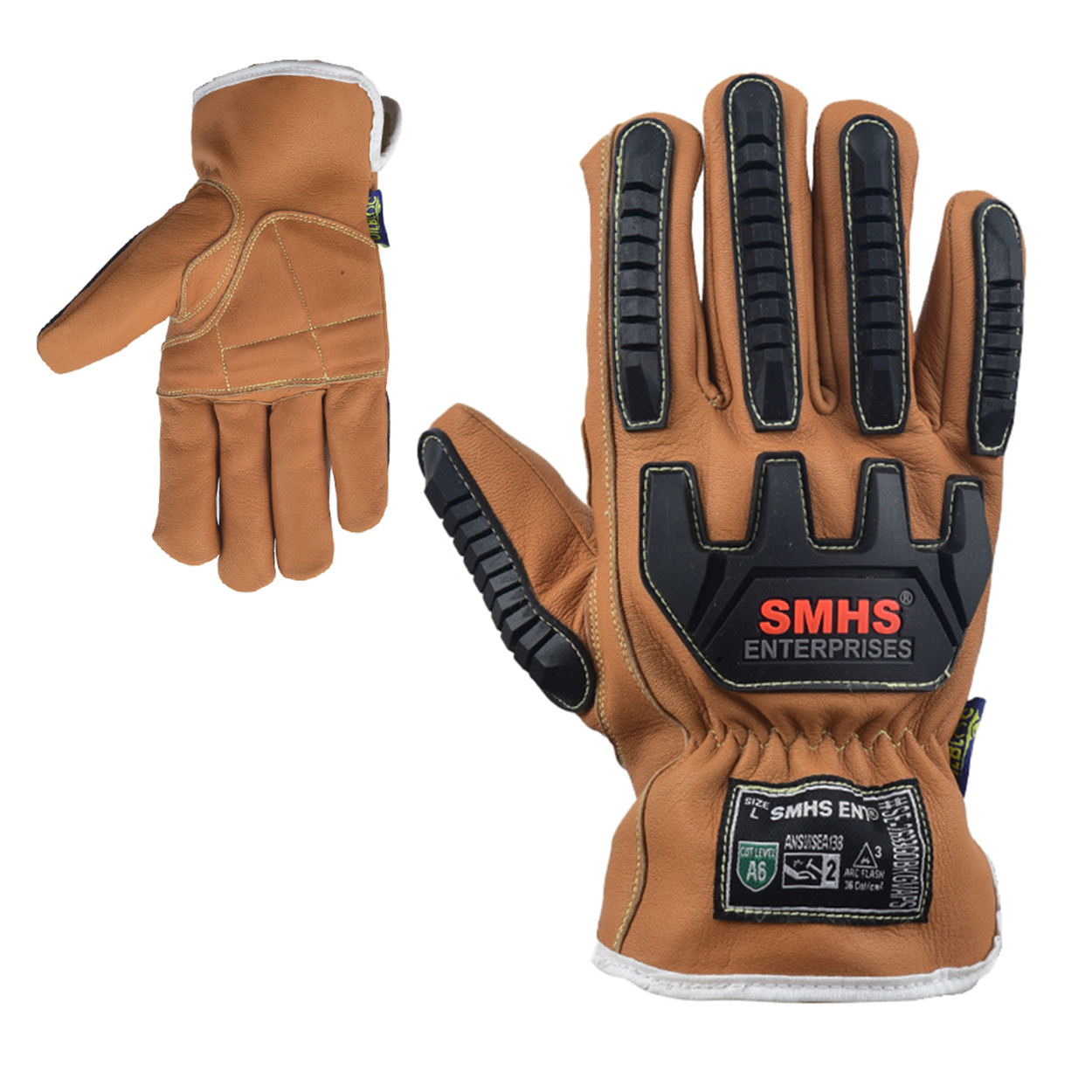 OilBloc Multi-Hazard Goat Leather Impact & Arc Flash Gloves
