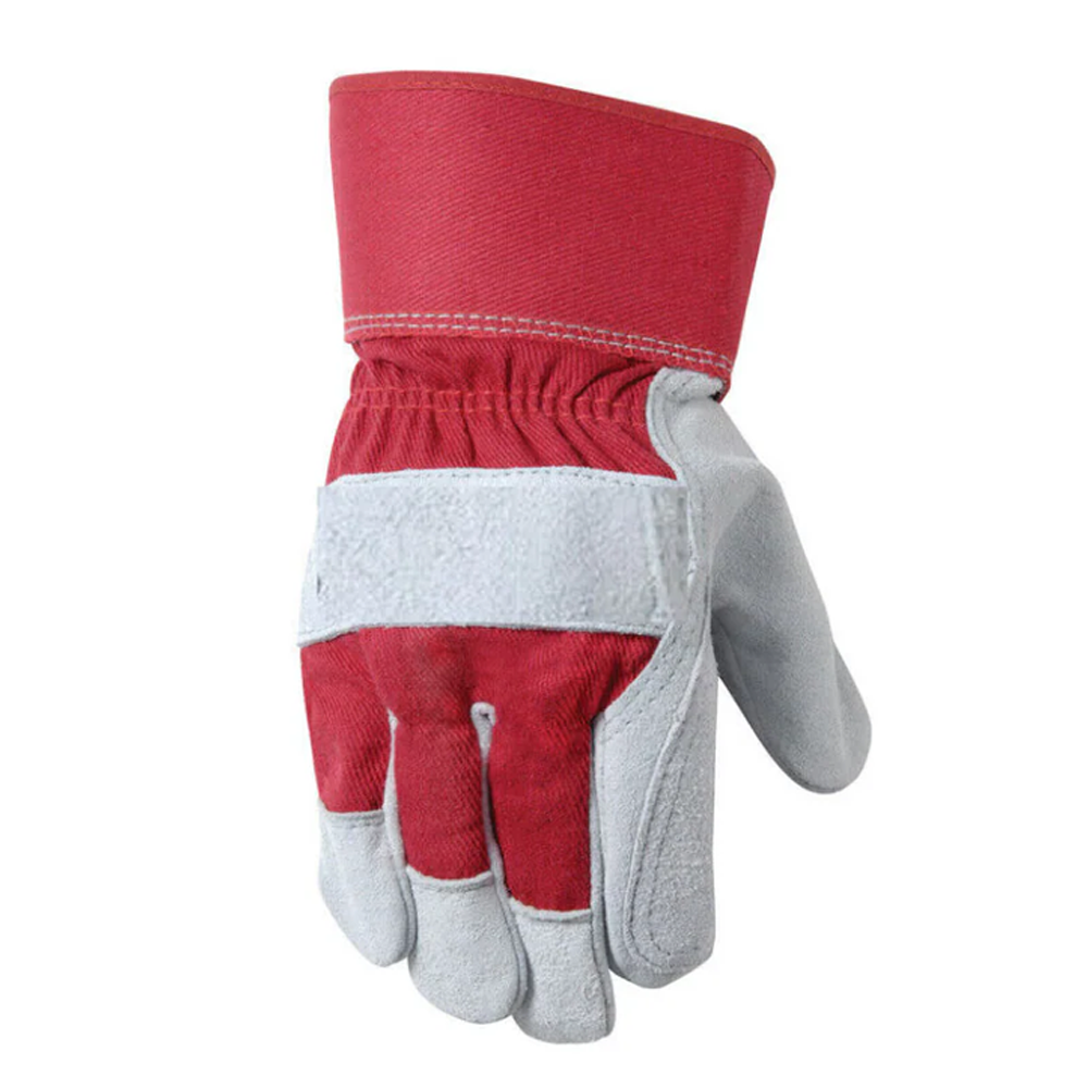 SMHS ENTERPRISES® Heavy-Duty Cow Split Leather Rigger Work Gloves - Image 3