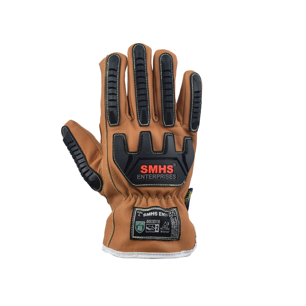 OilBloc Multi-Hazard Goat Leather Impact & Arc Flash Gloves - Image 6