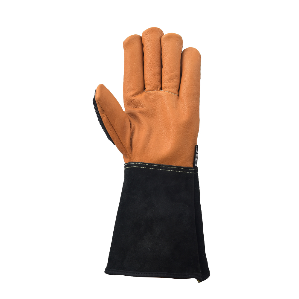 OilBloc & Water-Resistant Goat Leather Arc-Flash Impact Gloves - Image 4