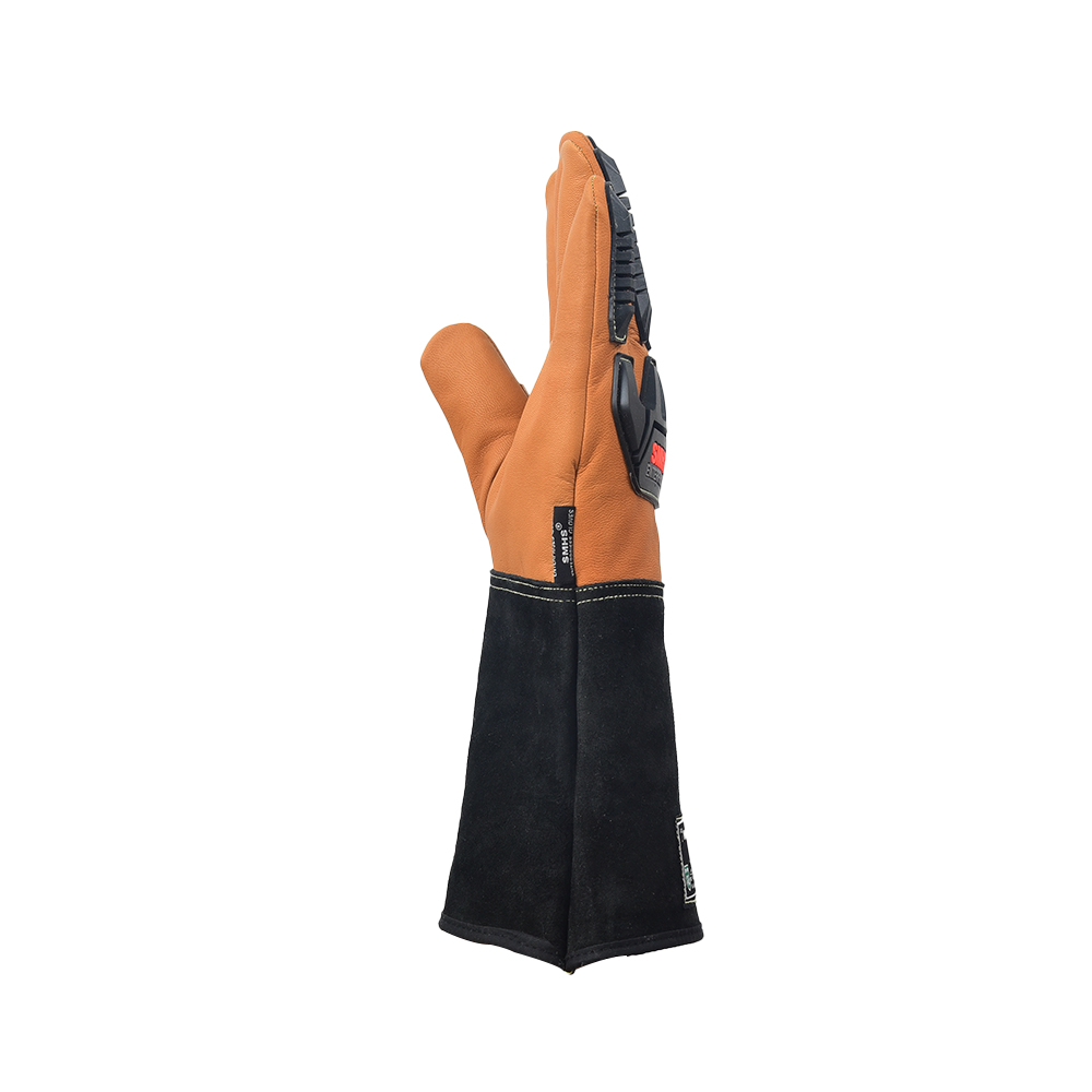 OilBloc & Water-Resistant Goat Leather Arc-Flash Impact Gloves - Image 3