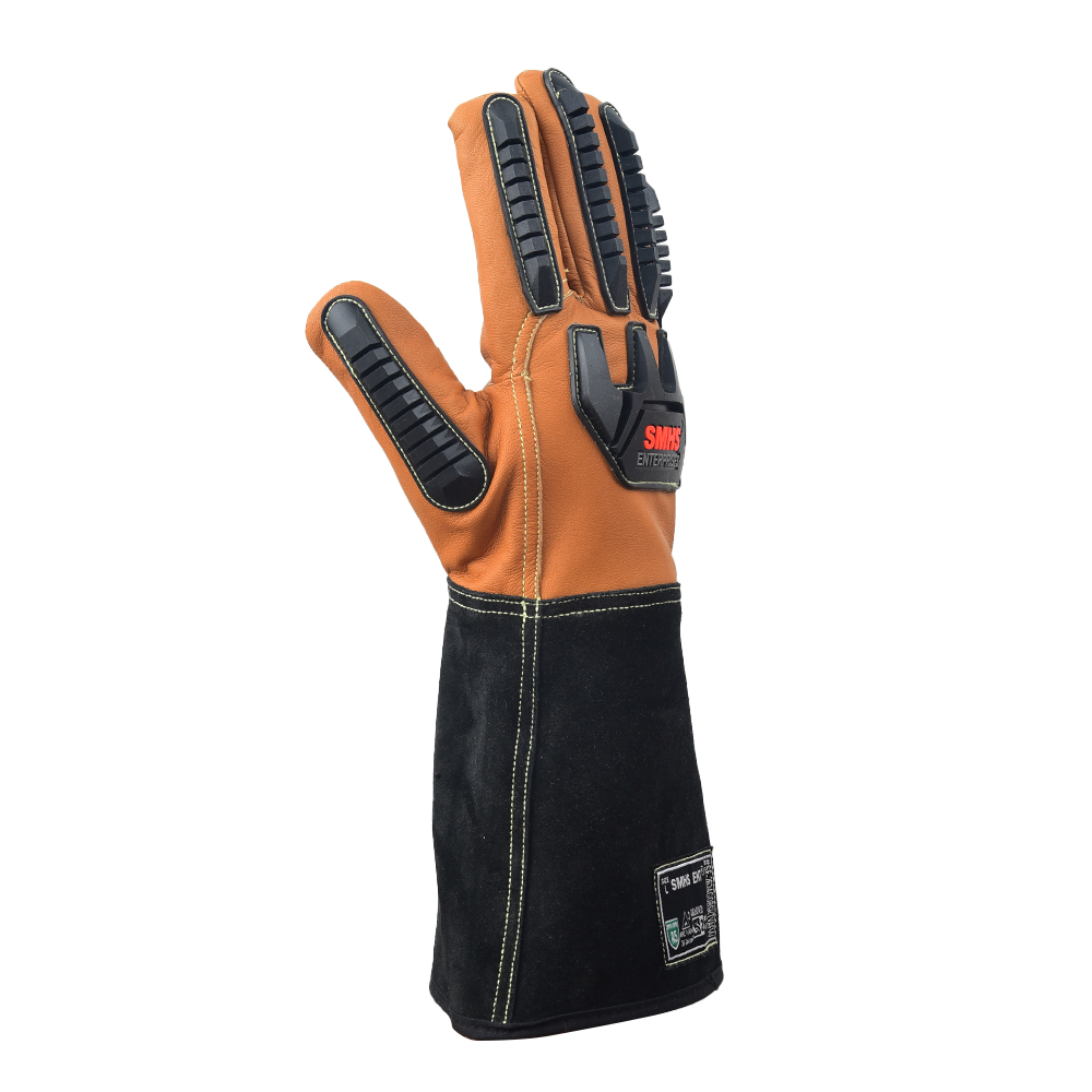 OilBloc & Water-Resistant Goat Leather Arc-Flash Impact Gloves - Image 2