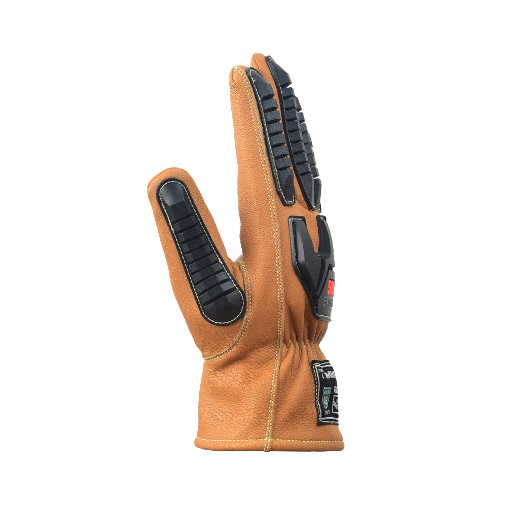 Maximum cut-resistant, OilBloc and water-resistant goat leather driver gloves with impact protection - Image 2