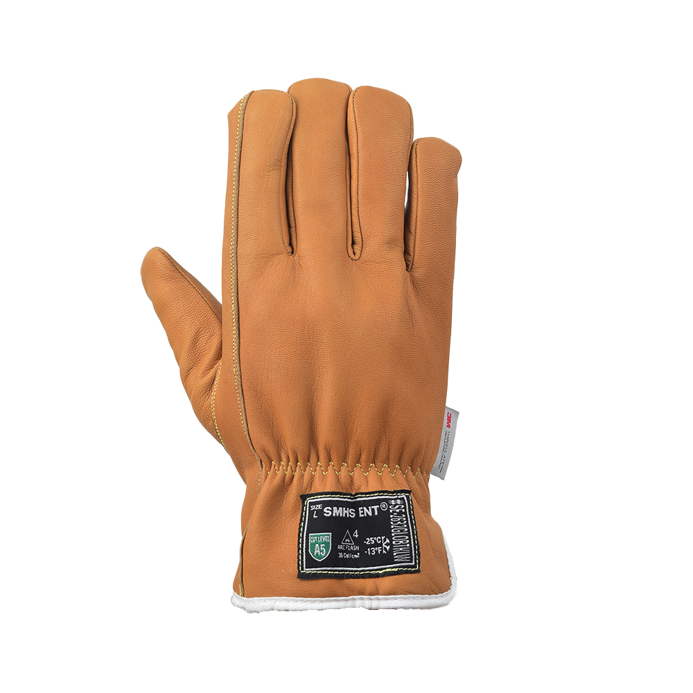Oil Bloc and Water-resistant Goat Leather Cold-Rated Arc Flash Gloves - Image 5