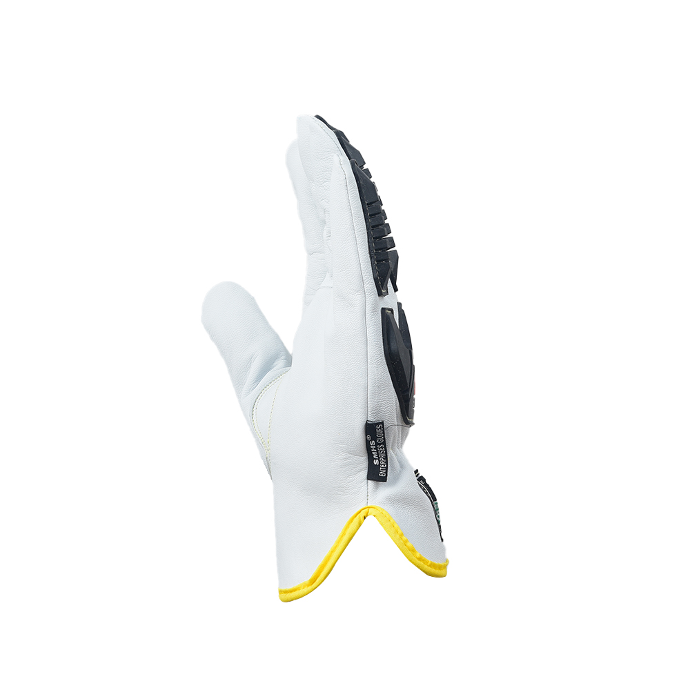 Economic Goat Grain Leather Impact Driver Gloves - Image 3