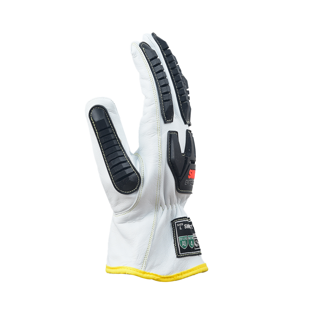 Economic Goat Grain Leather Impact Driver Gloves - Image 2