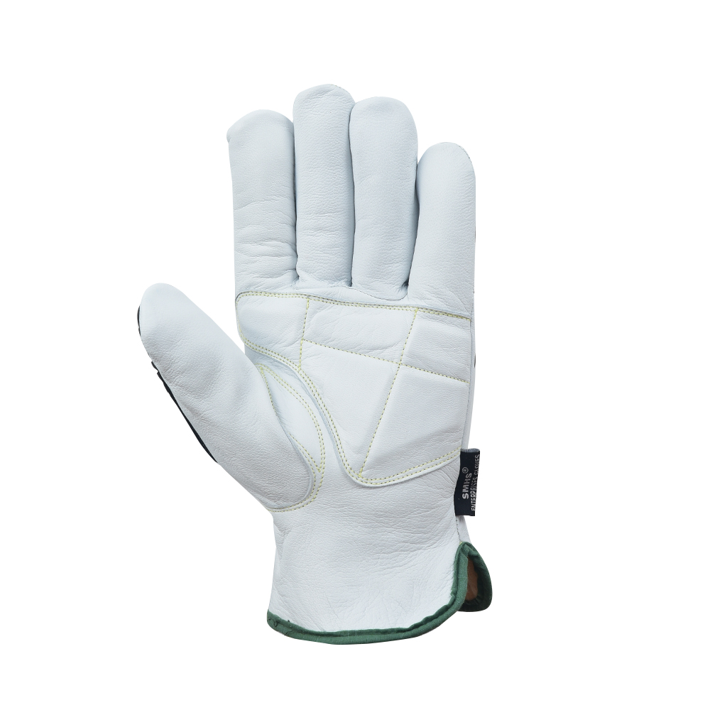 Economic Goat Leather Cut & Impact Winter Gloves. Goat Leather Winter Impact Gloves - Image 5