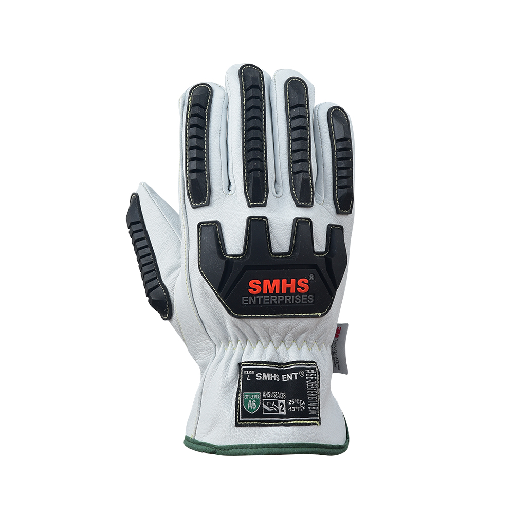 Economic Goat Leather Cut & Impact Winter Gloves. Goat Leather Winter Impact Gloves - Image 6