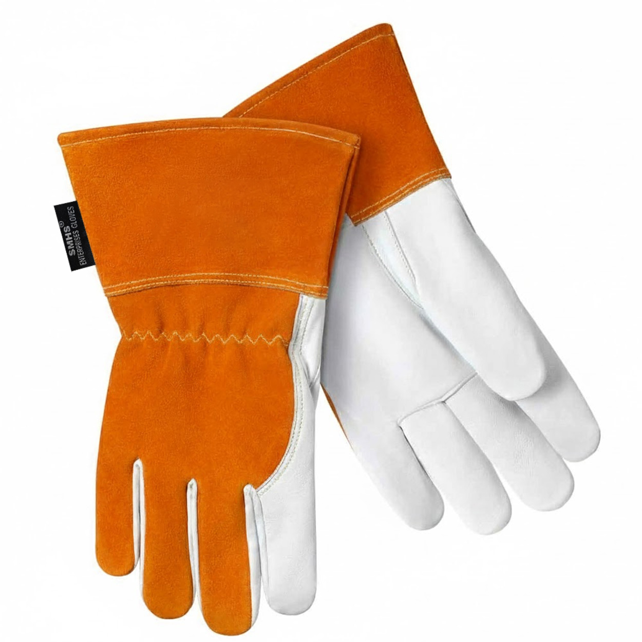 SMHS ENTERPRISES® IronGrip™ Heavyweight Cow Leather MIG Welding Gloves