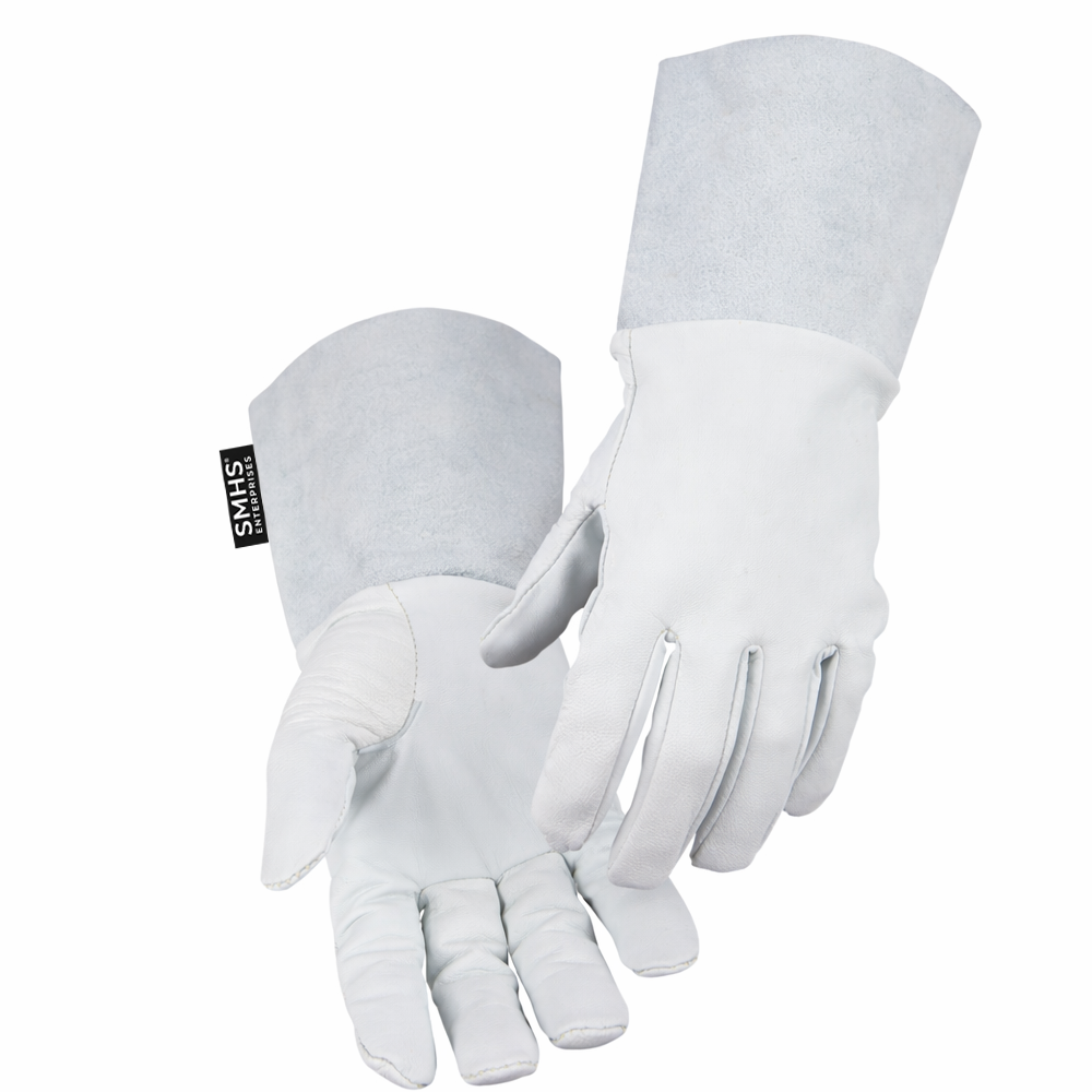 SMHS ENTERPRISES® EconTIG™ White Grain Goatskin TIG Welding Gloves