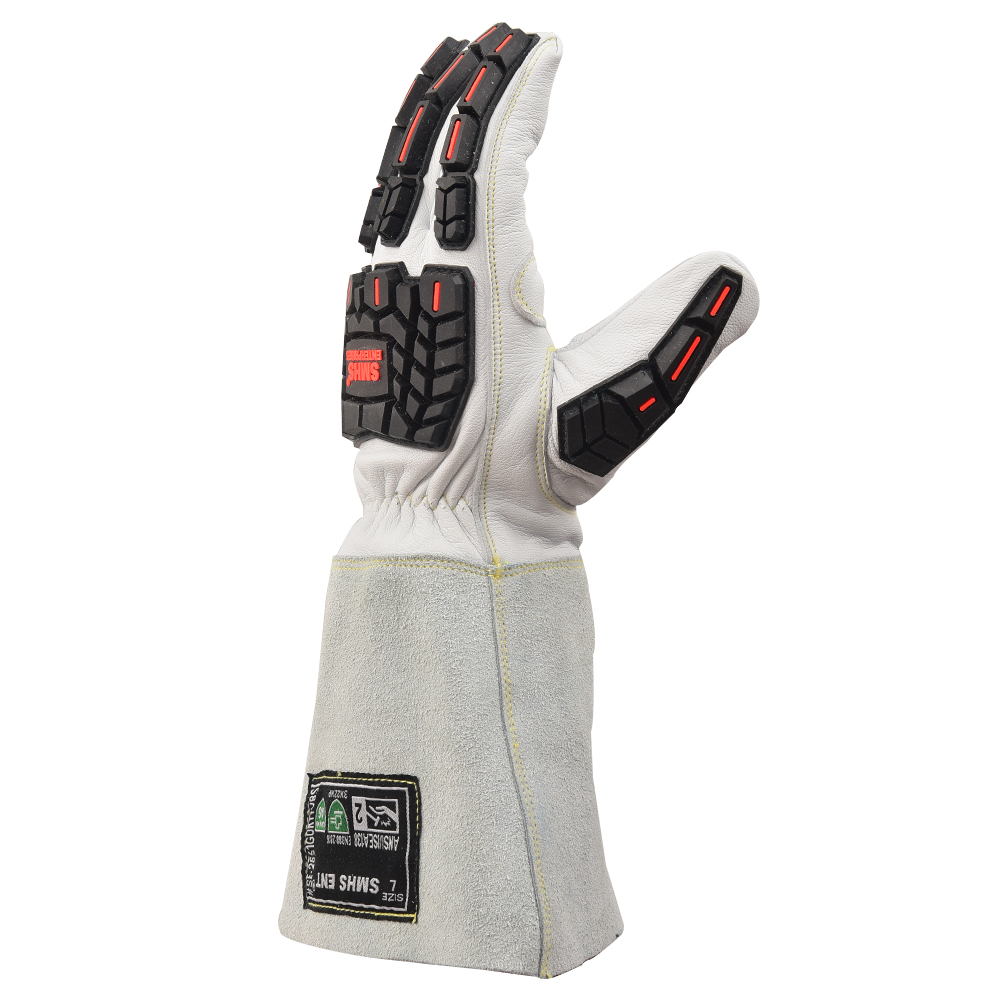 SMHS ENTERPRISES® TitanGuard™ Pro Goatskin Welding & Impact Gloves - Image 2