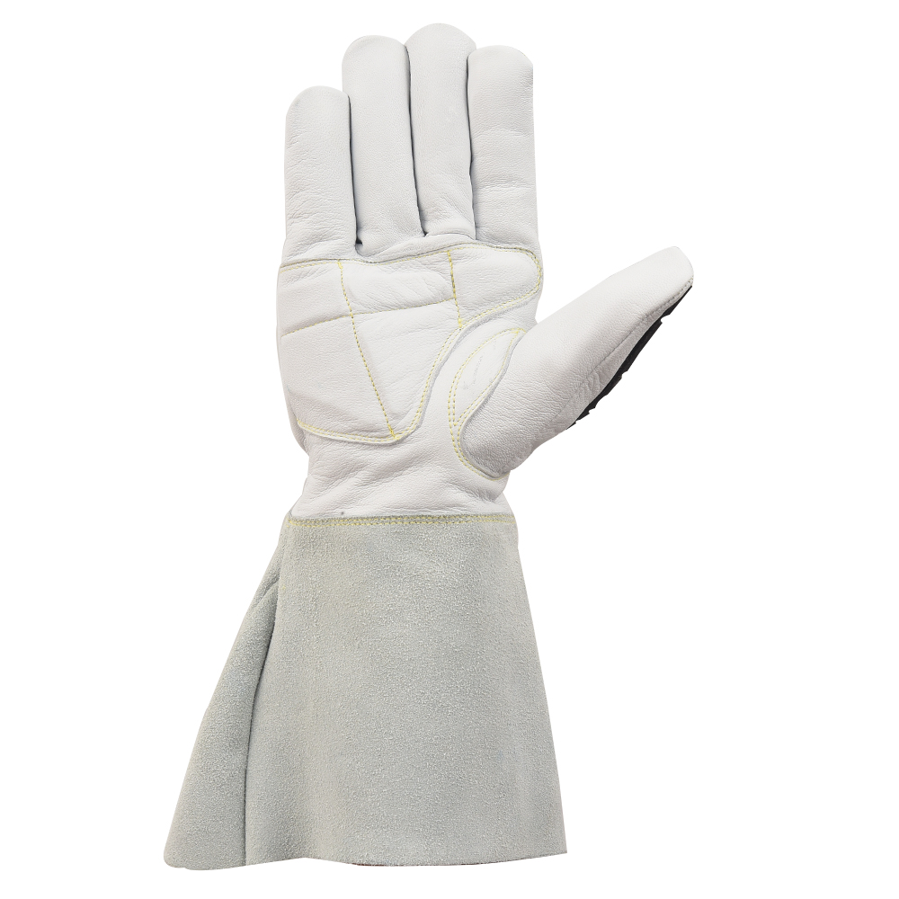 SMHS ENTERPRISES® TitanGuard™ Pro Goatskin Welding & Impact Gloves - Image 3