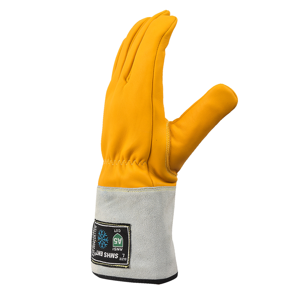 SMHS ENTERPRISES® TitanGuard™ Elite Yellow Cowhide Gloves - Image 3