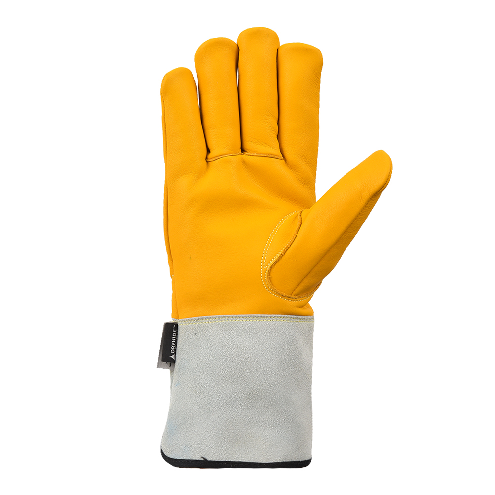 SMHS ENTERPRISES® TitanGuard™ Elite Yellow Cowhide Gloves - Image 4