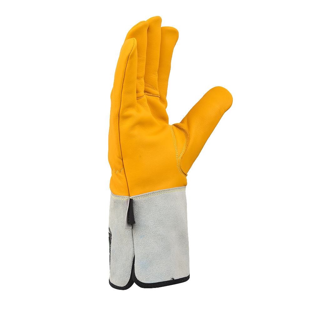 SMHS ENTERPRISES® TitanGuard™ Elite Yellow Cowhide Gloves - Image 5