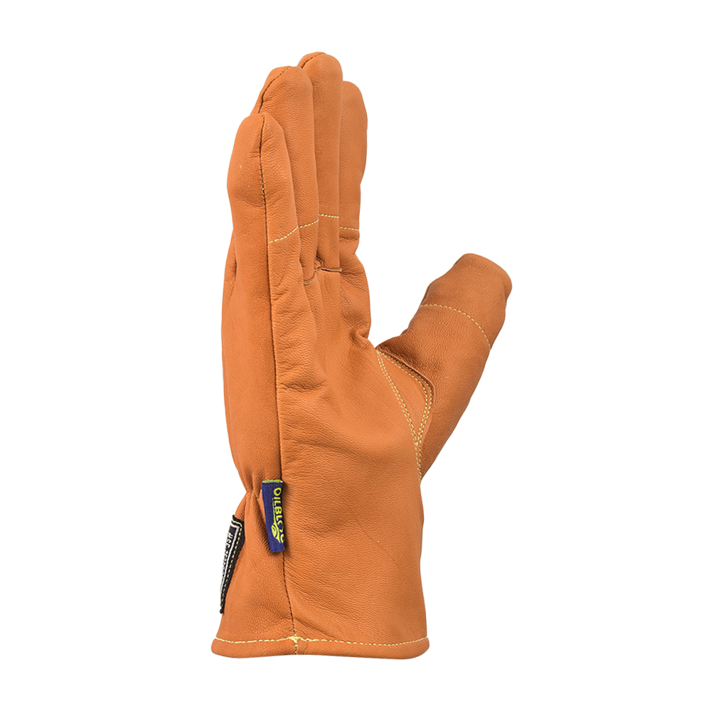 Crush-Proof Finger Protection Goat Leather Gloves – Oil & Water Resistant - Image 4