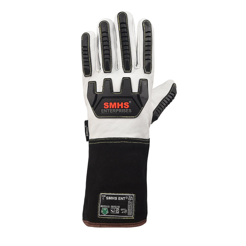 ArcticShield™ Extreme A8 Cut & Impact Winter Goat Grain Leather Gloves With Extended Cuffs - Image 5