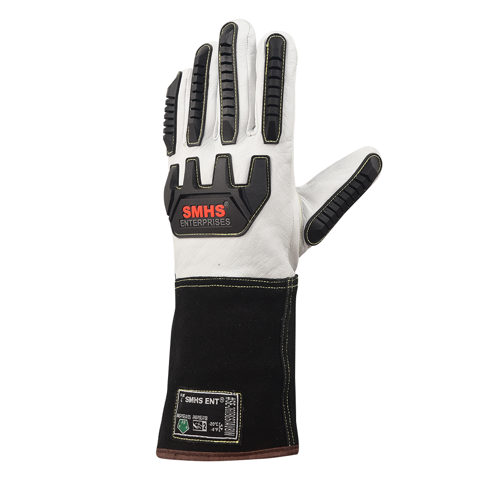 ArcticShield™ Extreme A8 Cut & Impact Winter Goat Grain Leather Gloves With Extended Cuffs - Image 2
