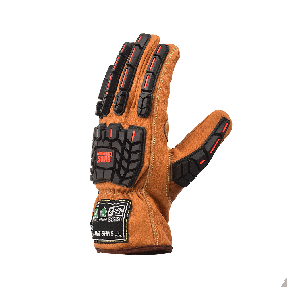 SMHS ENTERPRISES® TitanGuard™ Max Elite Cut Level 7 Goat skin Impact Gloves - Image 3