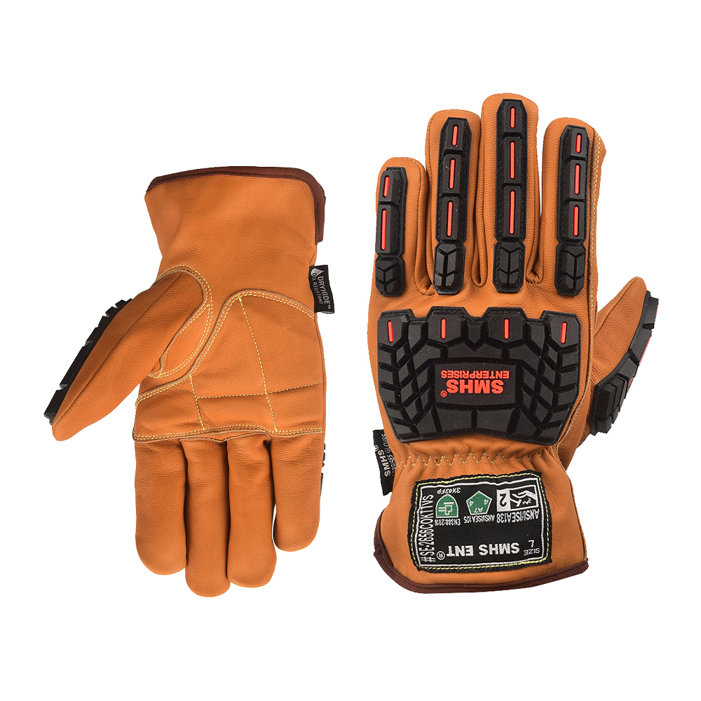 SMHS ENTERPRISES® TitanGuard™ Max Elite Cut Level 7 Goat skin Impact Gloves