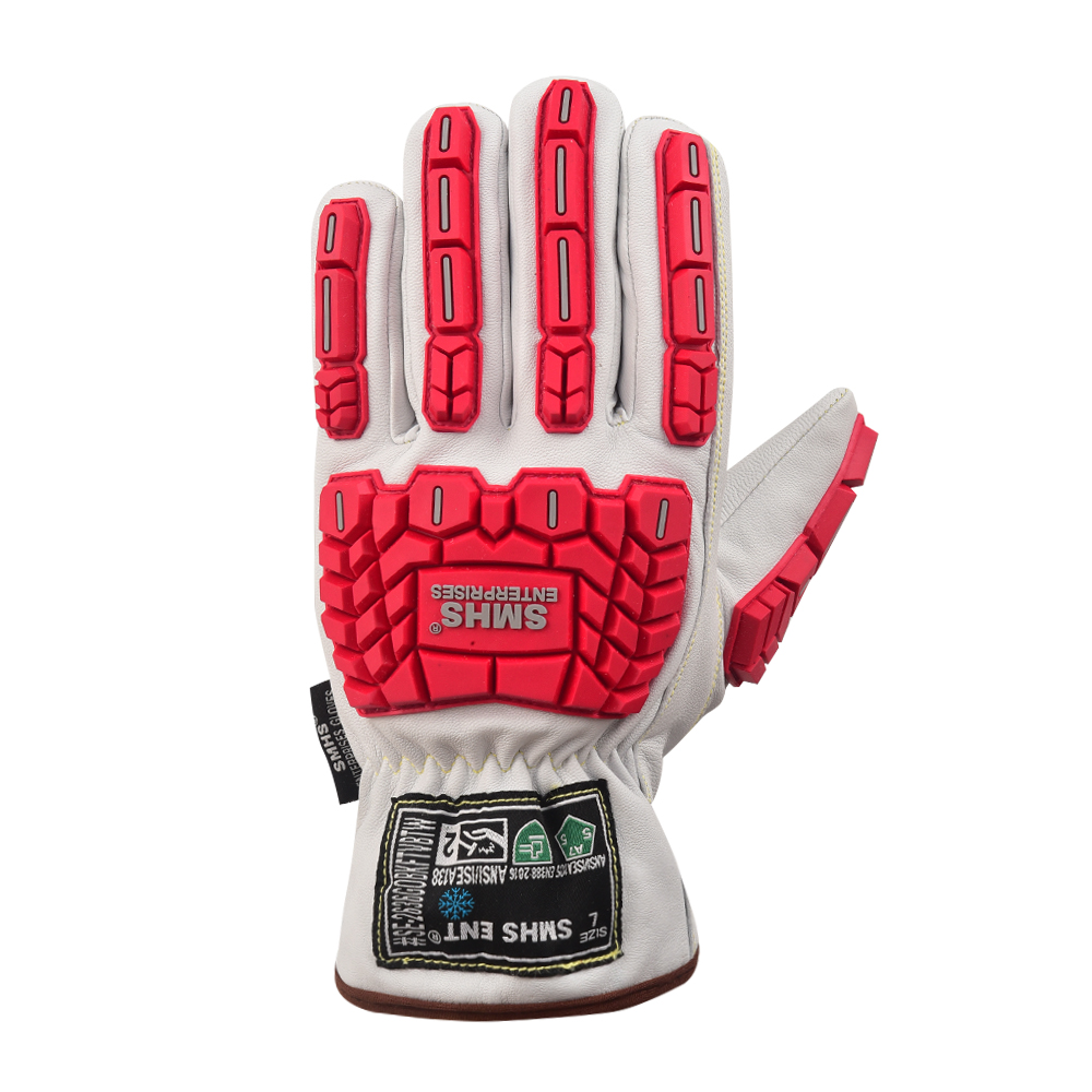 FrostGuard™ Pro Goatskin Safety Impact Winter Gloves - Image 2