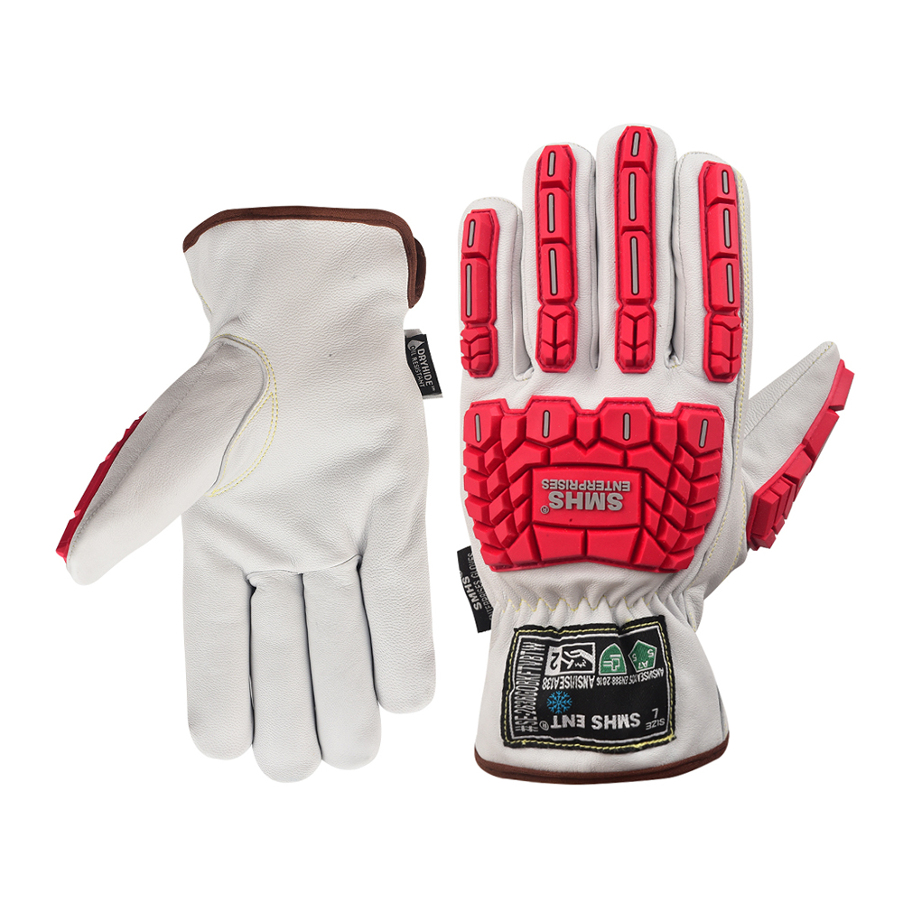 FrostGuard™ Pro Goatskin Safety Impact Winter Gloves