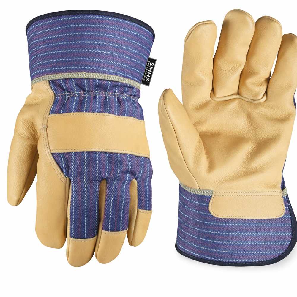 SMHS ENTERPRISES® Heavy-Duty Cowhide Leather Rigger Work Gloves