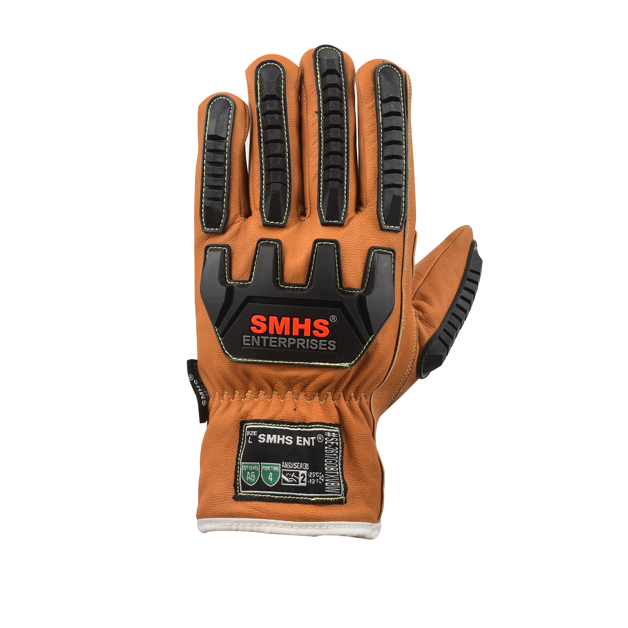 Oil Bloc and water-resistant Winter Driver Gloves with Gel-Padded Palms With Impact Protection - Image 4