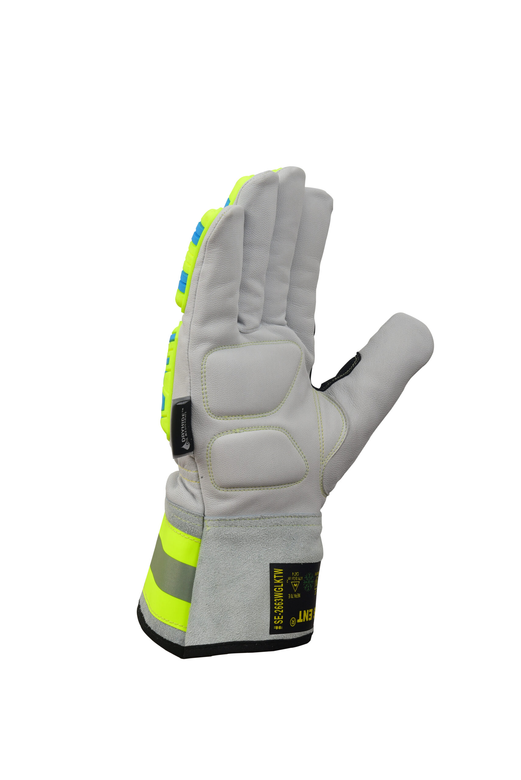 SMHS ENTERPRISES® ArcPro Water-Repellent Goatskin Cut & Impact Work Gloves - Image 4