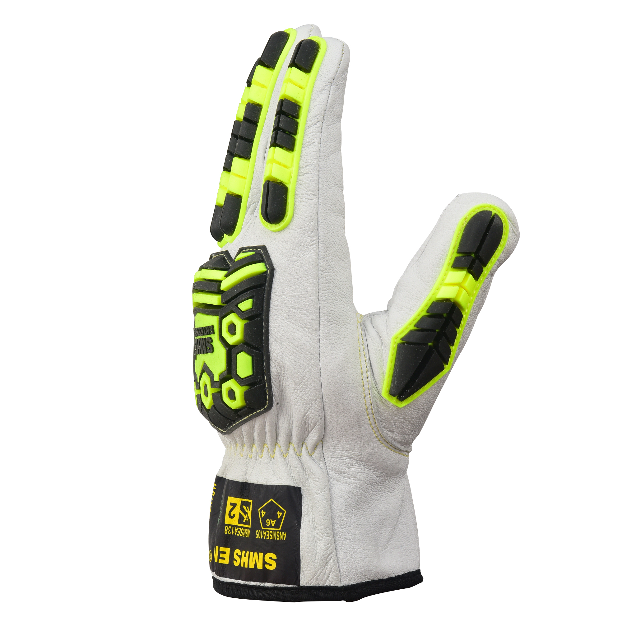 SMHS ENTERPRISES® IronClad™ DENYblock™ Lined Grain Goatskin Driver Gloves - Image 5