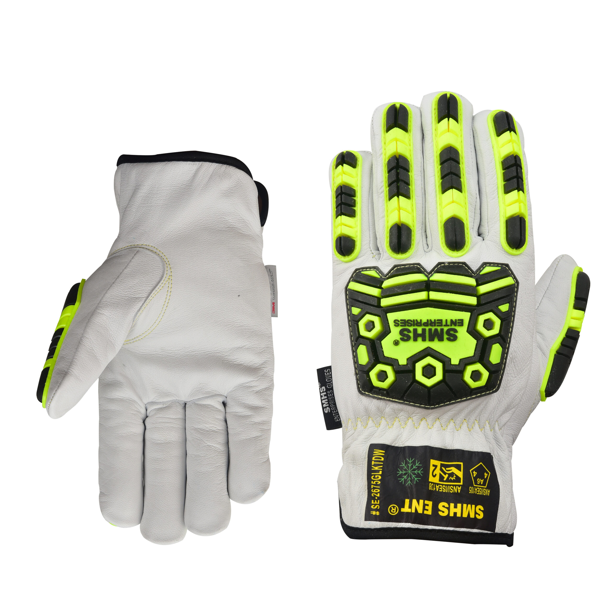 SMHS ENTERPRISES® IronClad™ DENYblock™ Lined Grain Goatskin Driver Gloves