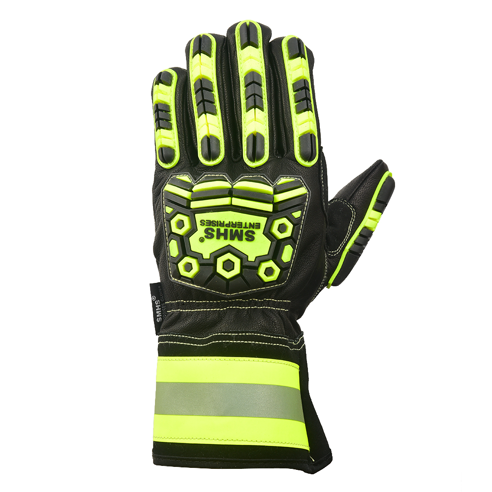 SMHS ENTERPRISES® TitanGuard™ Dryhide™ Cut Level 5 Kevlar® Lined Industrial Gloves - Image 2