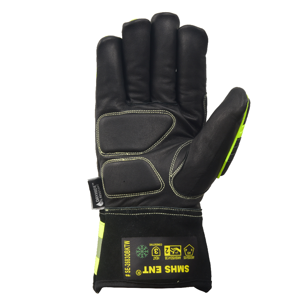 SMHS ENTERPRISES® IronGuard™ Oil & Impact Lined Grain Goatskin Gloves - Image 5