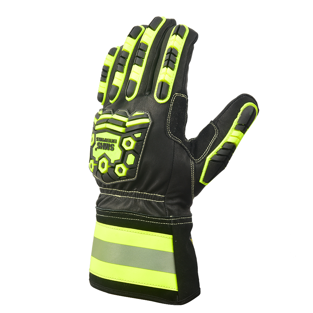 SMHS ENTERPRISES® IronGuard™ Oil & Impact Lined Grain Goatskin Gloves - Image 2