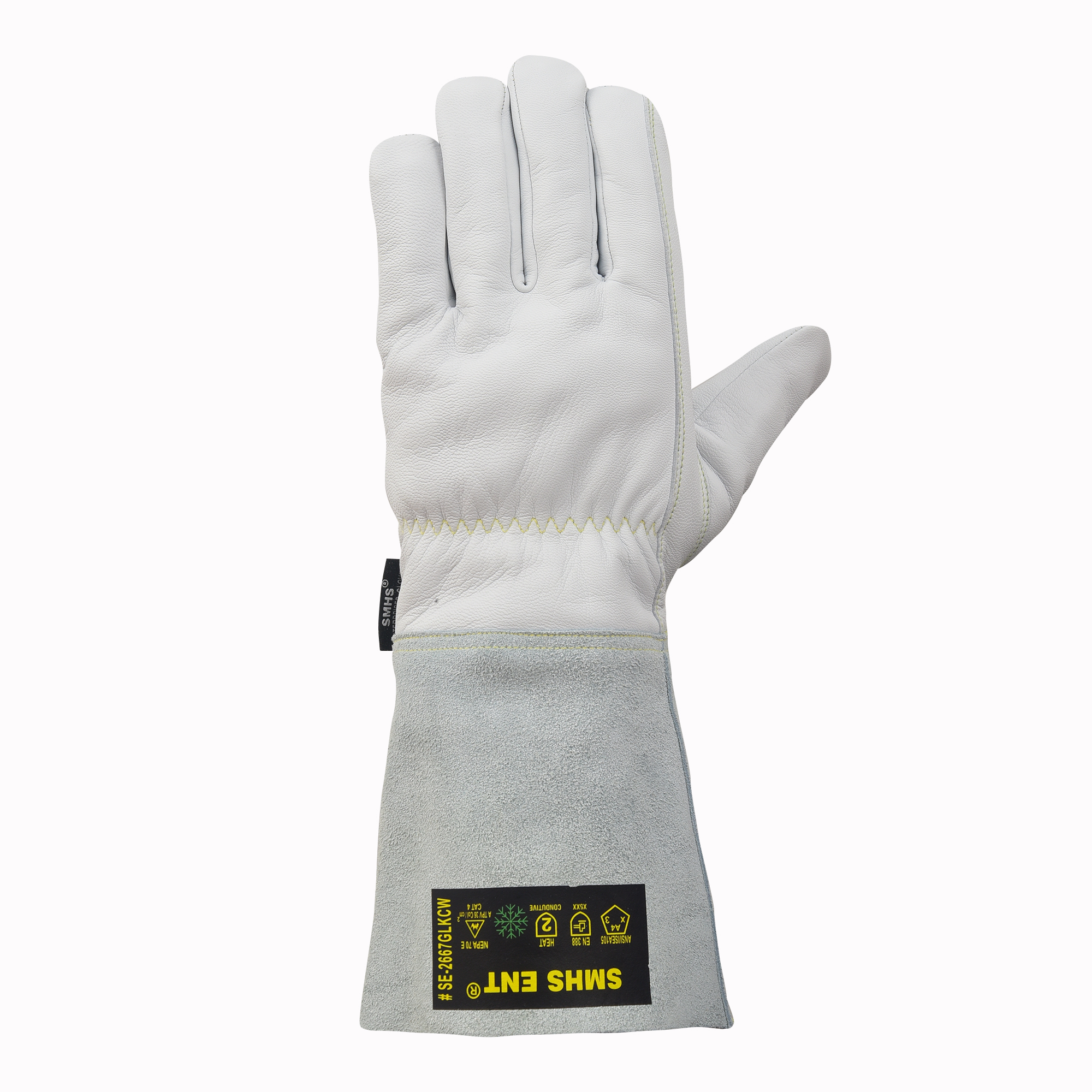 SMHS ENTERPRISES® IronClad™ Goatskin Cut Level 4 Insulated Work Gloves – 5" Gauntlet Cuff - Image 2