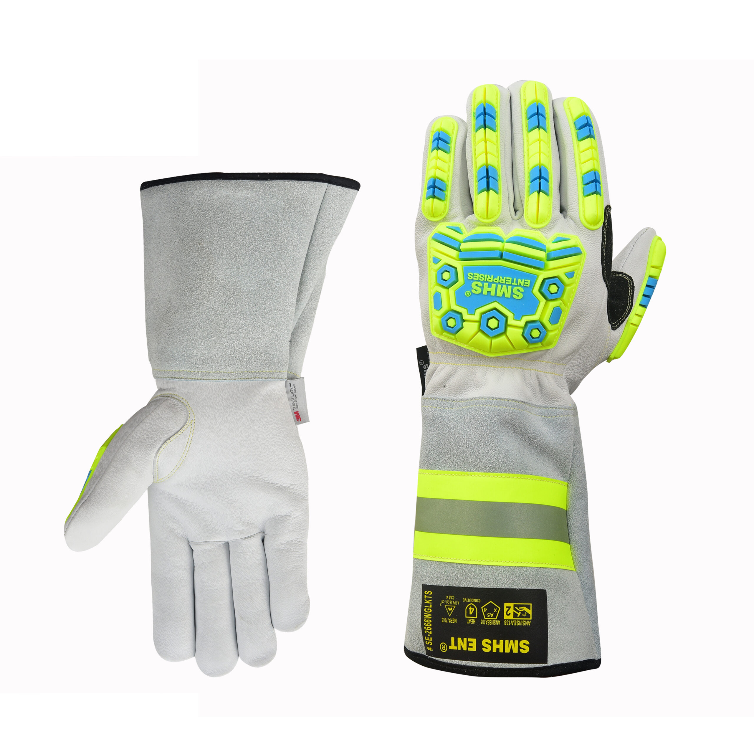 SMHS ENTERPRISES® IronClad™ Grain Goatskin Cut & Impact Gloves