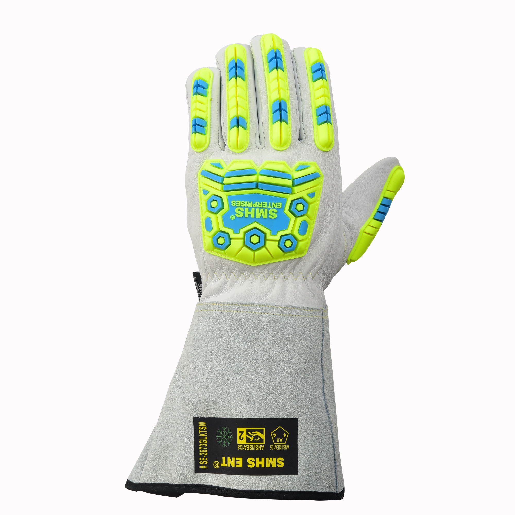 SMHS ENTERPRISES® IronClad™ Oil & Water-Resistant Grain Goatskin Gloves - Image 4