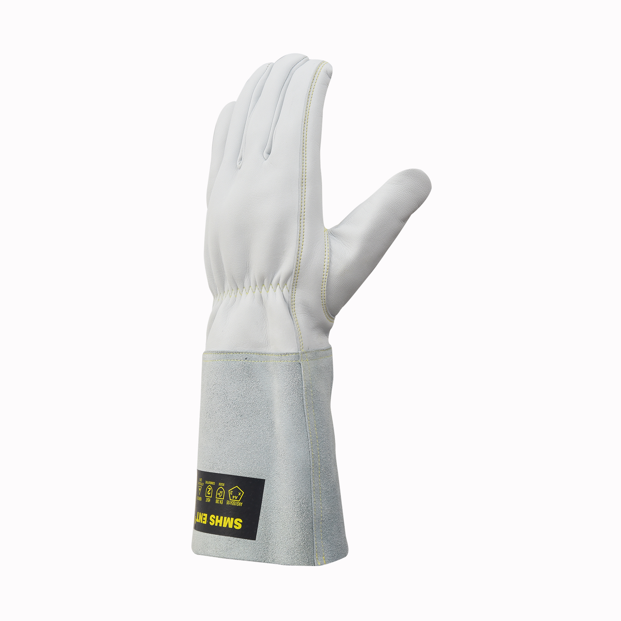 SMHS ENTERPRISES® IronClad™ Grain Goatskin Arc Flash & Cut Resistant Work Gloves - Image 2