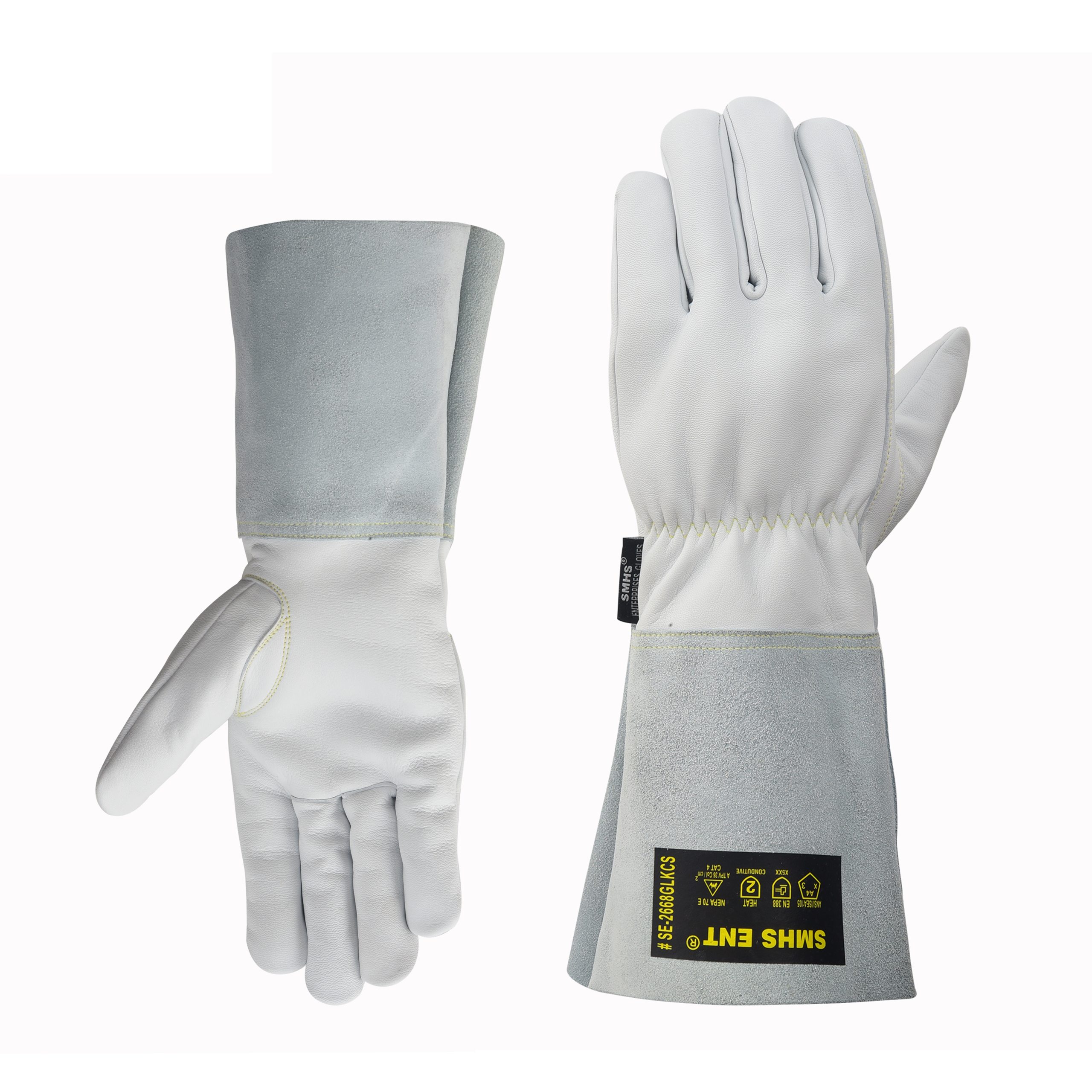 SMHS ENTERPRISES® IronClad™ Grain Goatskin Arc Flash & Cut Resistant Work Gloves