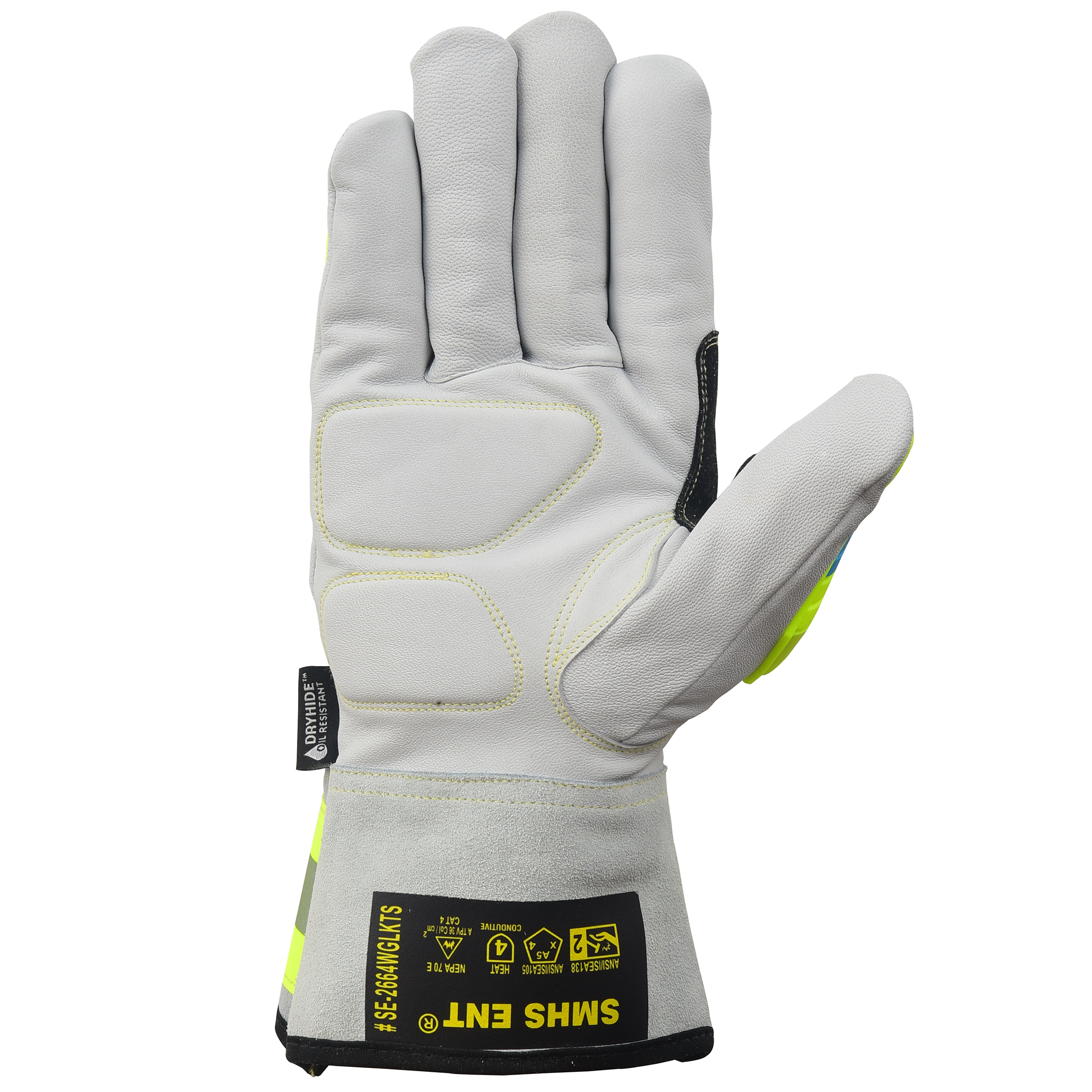 SMHS ENTERPRISES® ArcPro Cut & Impact Water-Repellent Goatskin Work Gloves - Image 4