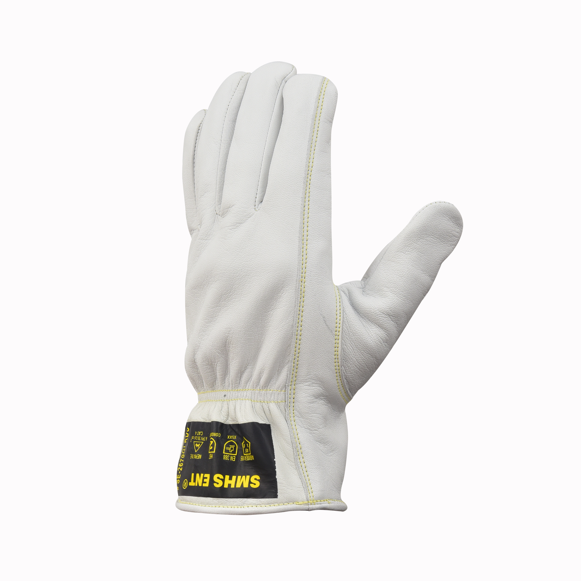 SMHS ENTERPRISES® IronClad™ Grain Goatskin Arc Flash & Cut Resistant Driver Gloves - Image 2
