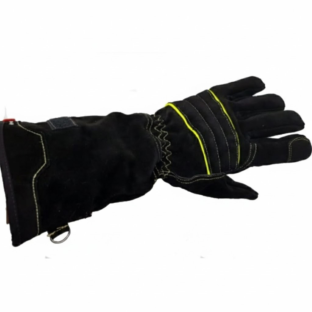 SMHS ENTERPRISES® Kevlar® Reinforced Cowhide Leather ProGuard™ FR Firefighter Gloves - Image 2